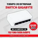 Switch de 5 puertos,  Gigabit navegación 10/100/1000Mbps
